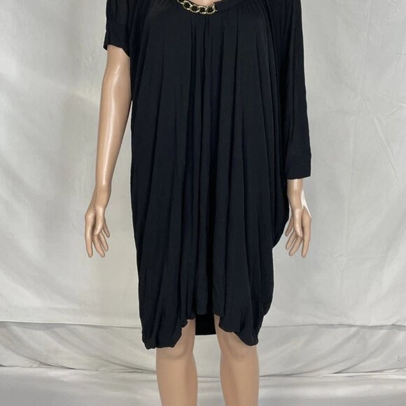 NEW ALEXANDER MCQUEEN Women's Dress Vintage Mid-length Silk Size 6 - Picture 2 of 8